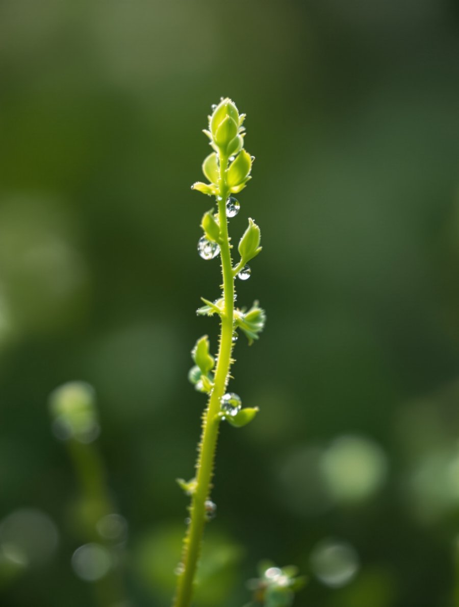 晨露与绿芽 - 静物生活