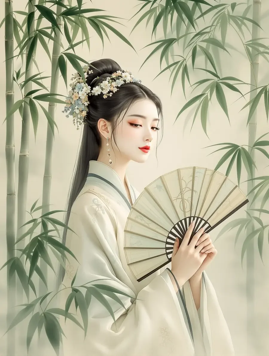 执扇听风 - 古风国韵